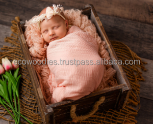 Accesorio de Fotografía para Recién Nacidos, Tazón de Madera Ecológico para Sesión de Fotos de Bebés, Accesorios para Fotos en el Dormitorio - Product Image 5