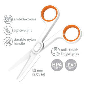 Ciseaux de précision en acier inoxydable de qualité chirurgicale, ciseaux de sécurité pour enfants en acier inoxydable - Product Image 3