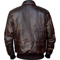 Blouson Bomber Homme en Cuir Véritable de Vache, Col Montant, Logo Avant, Fermeture Éclair, Noir, Style Urbain, Respirant, Séchage Rapide