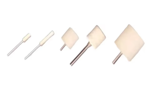 Puntas de pulido de fieltro montadas en mandril profesionales para herramientas rotativas y trabajos de precisión en superficies - Product Image 2