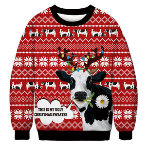3D Grinch <b>Christmas</b> <b>Sweatshirt</b> Men <b>Women</b> Crew Neck Pullover Holiday Graphic Fleece Top - Product Image 4
