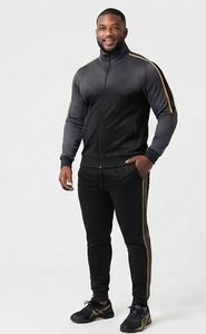 Top Trending Men Tracksuits Long Sleeve Sports Casual 100% Cotton <b>Fleece</b> Suits Stylish Customized <b>Running</b> Men Tracksuits Men's - Product Image 4