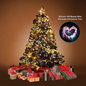 Guirnalda de Luces Solares de 100 LED con Cable de Cobre, Impermeable IP65, para Exteriores, Decoración para Bodas, Fiestas y Festivales - Product Image 4