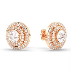 Pendientes de Diamantes de Moissanita de Alta Calidad con Corte Redondo, Oro de 14K, Joyería Elegante y Brillante para Novias, Disponible al por Mayor - Product Image 2