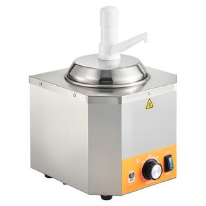Dispenser Elettrico Commerciale per Formaggio 2.4L, Scaldafonduta in Plastica con Regolazione della Temperatura da 86-230 Fahrenheit - Product Image 4