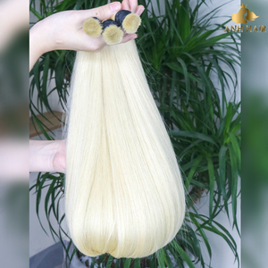 Cabello Virgen Liso al por Mayor para Trenzas, Rubio Platino, 100% Cabello Humano Vietnamita Crudo, Sedoso, Liso y Brillante, Venta al por Mayor - Product Image 1