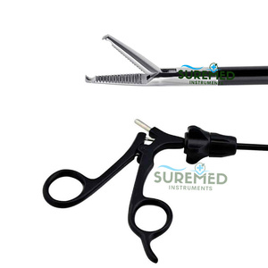 Pinza de agarre laparoscópica fenestrada SureMed Instruments de 5 mm, atraumática, reutilizable, de acero inoxidable, con certificación CE, para sujeción de tejido quirúrgico - Product Image 3