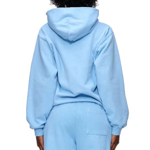Conjunto de Sudadera con Capucha y Pantalones a Rayas de Corte Regular Personalizado, Estilo Urbano, de Algodón y Felpa, para Hombre, Otoño, Marca Privada OEM ODM - Product Image 2