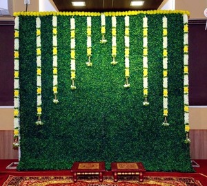 Guirlandes de fleurs de jasmin, toiles de fond en fleurs de souci, arche de mariage en plastique, décoration indienne traditionnelle, décoration de Diwali, décoration de maison, anniversaire - Product Image 3