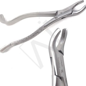 Forceps d'extraction dentaire manuels en acier inoxydable de haute qualité Accuram, réutilisables, classe I, pour enfants et adultes, usage professionnel - Product Image 1