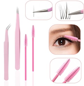 Pinces à cils en acier inoxydable de qualité supérieure, pointues, ultra-précises, anti-magnétiques - Product Image 5