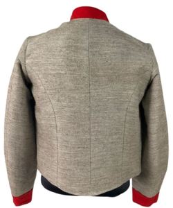 Chaqueta de lana para hombre, reproducción histórica con ribete rojo, Chaquetas Confederadas Columbus Depot Tennessee - Product Image 6