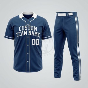Fabricant d'uniformes de baseball personnalisés pour les écoles, avec tissu respirant, couleurs d'équipe et numérotation des joueurs. - Product Image 4