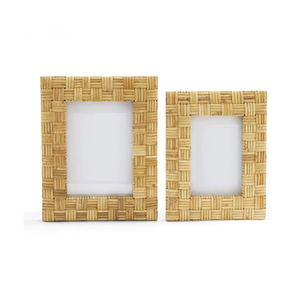 Marco de Fotos de Ratán de Diseño Único, Marco de Fotos Tejido, Marco de Fotos de Ratán Natural a Precio de Fábrica al por Mayor - Product Image 1