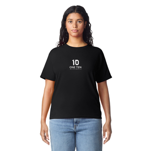 เสื้อยืดผู้หญิงสีกรมท่า ผ้าฝ้ายนุ่ม สวมใส่สบาย แขนสั้น เสื้อยืดพื้นฐาน แฟชั่น เสื้อผ้าสั่งทำขายส่ง - Product Image 2