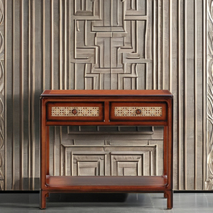 Marca Layton, mesa de Consola de madera, muebles de sala de estar, juego de dormitorio, servicio OEM, embalaje de cartón de proveedor vietnamita - Product Image 1