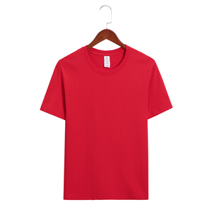 <b>Men's</b> Solid <b>Navy</b> <b>Blue</b> Short Sleeve O-Neck <b>T</b>-<b>Shirt</b> Regular Fit Casual Polyester/Cotton Canvas Knitted Plain Dyed Front - Product Image 4