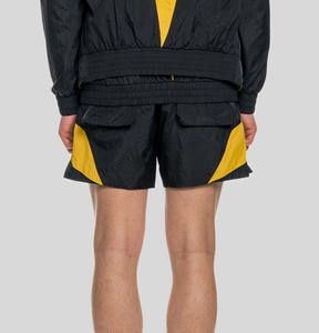 Ensemble de survêtement streetwear froissé coupe-vent personnalisé avec logo, 100 % polyester, deux pièces, respirant, pour hommes - Product Image 6