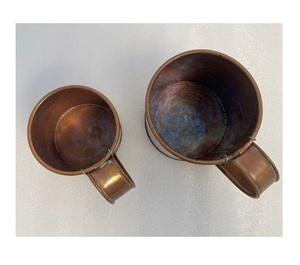 Natural <b>Copper</b> Mug Drinking <b>Cup</b> For Moscow Mule Cocktail Serving Barware And Home Kitchen Use - Product Image 6