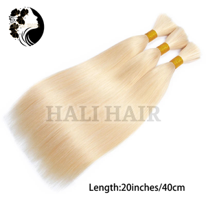 Vente en gros d'extensions de cheveux humains 100% vietnamiens Remy lisses en vrac Texture naturelle sans perte OEM ODM pris en charge les cheveux Hali teints - Product Image 4
