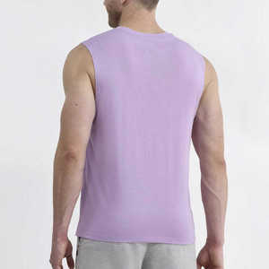 Hawk Eye Sports Débardeur sans manches à col en V 100% personnalisable pour hommes 100% coton Séchage rapide Vêtement décontracté - Product Image 4
