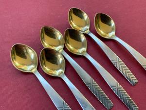 Modern Design Metal <b>Serving</b> <b>Spoon</b> <b>Gold</b> Silver Elegant Finished Perfect Flatware Cutlery Stylish Tabletop Dining Kitchenware - Product Image 5