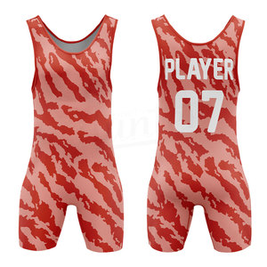 Ropa de Lucha Libre Personalizada con Logotipo OEM para Jóvenes, Pantalones Ajustados de Gimnasio, Singlet de Lucha Libre para Hombre - Product Image 3