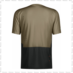 Men's Sporty Athletic Quarter Zipper Crew Neck Short Sleeve Fitness Running T Shirt Gym Athletic Quick Dry Workout Shirt - Product Image 6