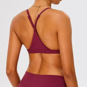 Soutien-gorge de sport personnalisé pour femme, respirant, sans coutures, pour le yoga et l'entraînement, vente en gros - Product Image 2