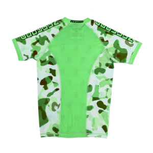 High Quality Super Soft Unisex Latex MMA Rash Guard Short Sleeve Gym Workout Shirt for Adults Fitness BJJ - Product Image 2