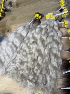 Extensiones de Cabello Pre-Adheridas a Granel, Teñidas, Naturales, Lisas, Rizadas Románticas, Onduladas Profundas, de un Solo Donante, Cabello Nasa, Fábrica Vietnamita - Product Image 5