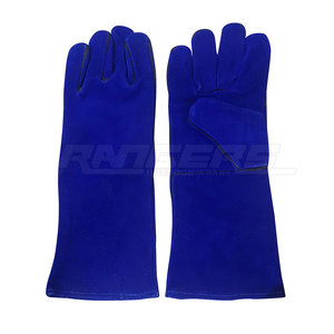 Gants de soudage de haute qualité, résistants à la chaleur et aux coupures, isolés, design personnalisé, en cuir, pour la sécurité au travail, faible MOQ - Product Image 3