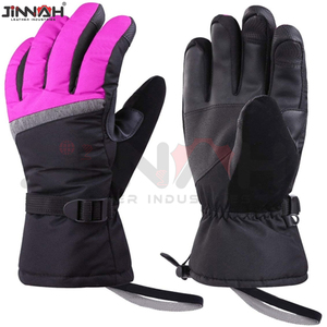 ราคาขายส่ง ถุงมือสกีห้านิ้วคุณภาพสูง 100% สำหรับกิจกรรมกลางแจ้ง กันน้ำ ใช้หน้าจอสัมผัสได้ สำหรับผู้ใหญ่ - Product Image 4