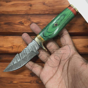 Lot of Mix Damascus Hunting Knife With Cover Immediate Delivery camping Knife Ready Stock Wholesale Only Pick and Choose Option - Product Image 2