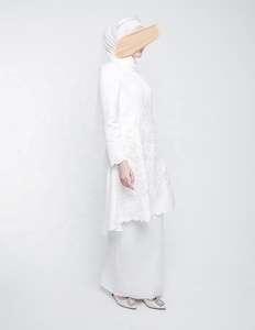 SIPO malaisien baja Kurung moderne avec broderie et perles vêtements islamiques musulmans pour femmes ensembles modeste - Product Image 4