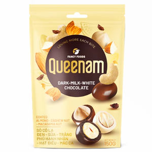 Hot Sale Dragee Chocolate Custom Private Label Wholesale HALAL Mix Chocolate Coated Almond Cashew Macadamia Nuts 150G Snacks - Product Image 1