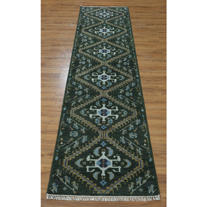 Tapis persans turcs anciens noués à la main, style moderne, pour la décoration intérieure de luxe. - Product Image 4