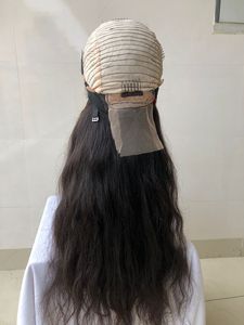 Peluca de Cabello Humano Ondulado Frontal HD 13x6 de Calidad Premium, 100% Virgen Sin Procesar, Color Negro Jet, de Origen Indio, para Mujer - Product Image 6