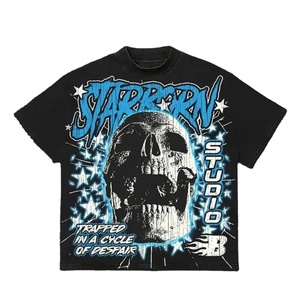 Custom Made Design Eco-Friendly Cotton/Polyester Regular Fit Short Sleeve Black O-Neck Quick Dry Breathable T-Shirt Men Per - Product Image 1