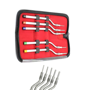 Kit professionnel de 5 outils manuels en acier inoxydable pour implants dentaires, outil d'extraction dentaire courbé, pour le lifting du sinus maxillaire - Product Image 2
