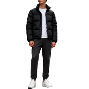 Custom Men Reversible Coated Stand Front Eco-friendly Casual Windproof <b>Waterproof</b> Breathable Cold Proof Plus Size Winter <b>Warm</b> - Product Image 1