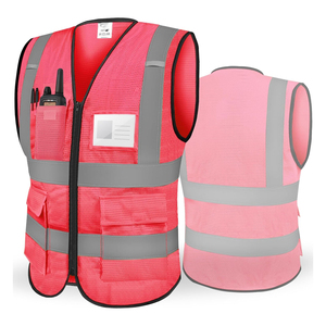 High Quality Workwear <b>Uniforms</b> Safety Vest Lightweight Reflective <b>Construction</b> Safety Vest Supplier Wholesale - Product Image 3