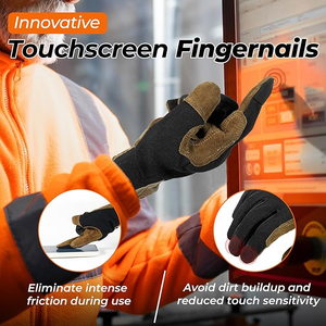 New Arrival High-Demand Leather Working <b>Gloves</b> Best Wholesale Price Hand Protection Safety <b>Gloves</b> - Product Image 4