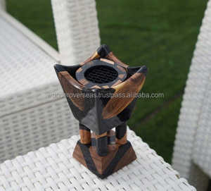 Vente en gros d'époxy en bois Mabkhara 2025 | Brûleur Bakhoor en résine de bois | Brûleur d'encens de cadeau de style arabe à la maison PAR WONDER OVERSEAS - Product Image 2