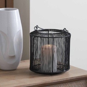 Portavelas de hierro negro con patrones intrincados para decoración de mesas de boda de lujo, fabricante mayorista, exportador, proveedor - Product Image 4