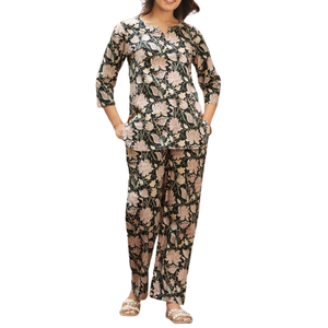 Camisón Largo de Algodón 100% para Mujer, Estilo Boyfriend, Ropa de Dormir, Fabricante OEM, Proveedor al por Mayor - Product Image 5
