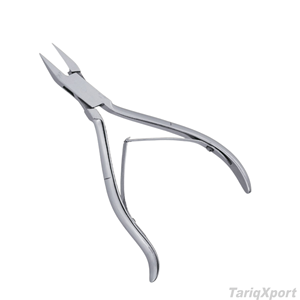 Stainless Steel Wide Jaw Opening Sharp Straight Cuticle Nipper Rose Gold Handle Laser Logo Nail Clipper Toenail Pedicure Tool - Product Image 3