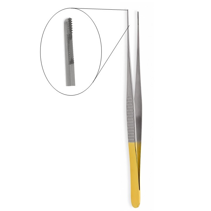 Tips 1.5mm wide.  Overall length 6in (15.2cm).
