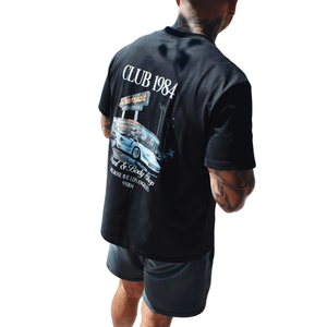 เสื้อยืดคอลเลคชั่นฤดูร้อนสำหรับผู้ชาย ลายกราฟิก ทรงปกติ แขนสั้น สวมใส่สบาย ผ้าฝ้ายน้ำหนักเบา รับทำโลโก้ตามแบบ โรงงาน OEM - Product Image 3