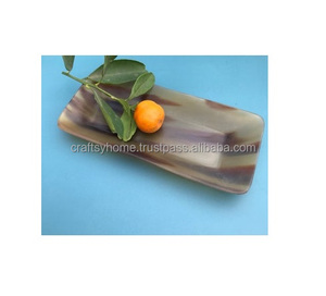 Elegant Buffalo Horn Serving <b>Tray</b> Rectangular for serving shot glass Handmade Horn <b>Tray</b> of Best Selling Prices Horn <b>Tray</b> - Product Image 3